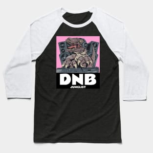 DNB  - Junglist T.Rex Dj (pink) Baseball T-Shirt